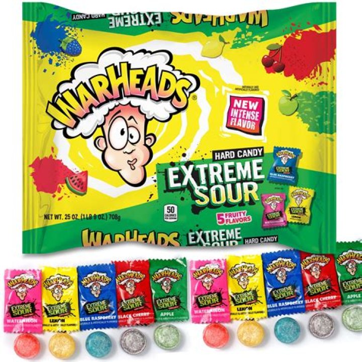 What makes warheads sour